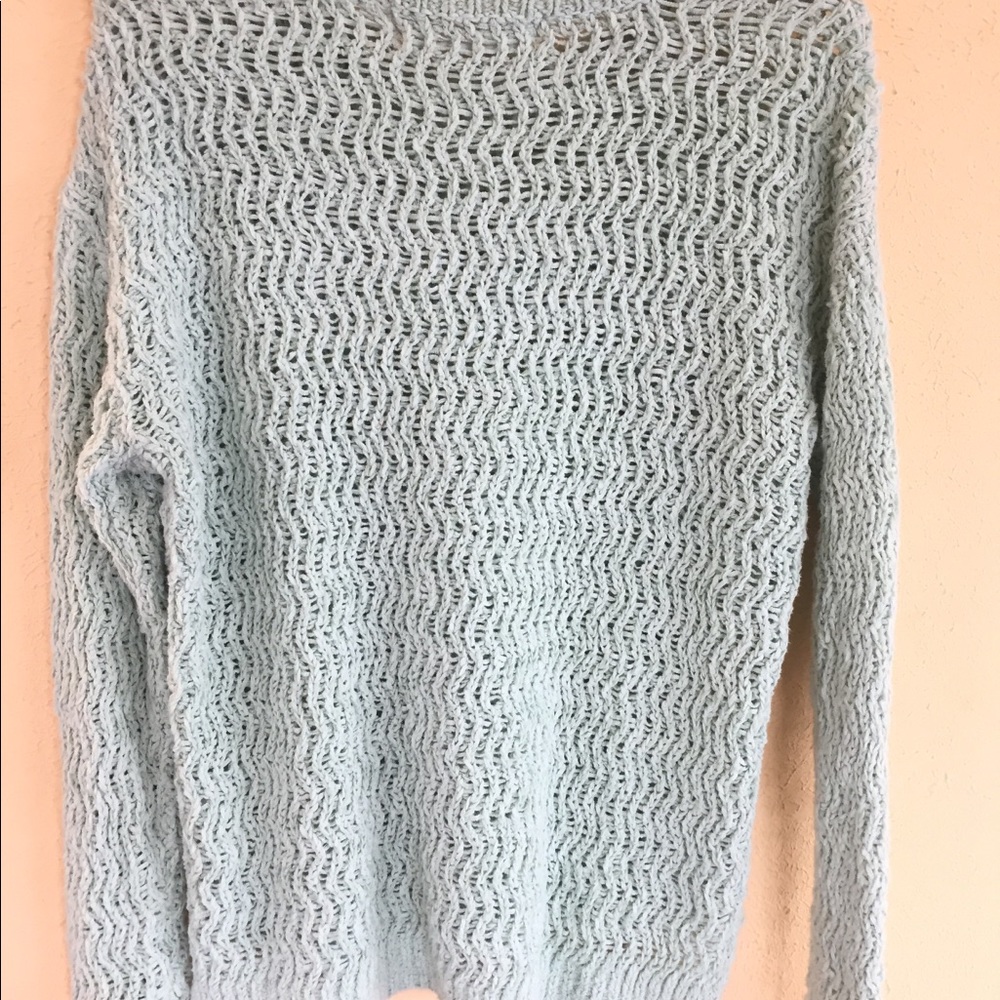 Small Mint green crew neck sweater